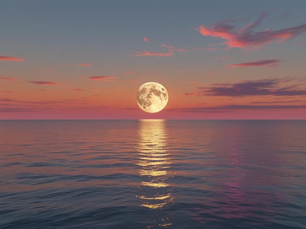 Góc Nhìn Phong Thủy: Giấc Mơ Mặt Trăng Lặn và Ảnh Hưởng Cuộc Sống