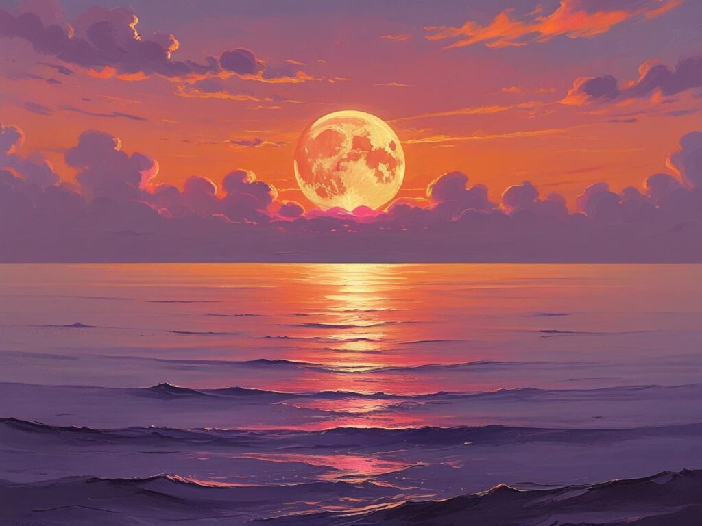 Ý Nghĩa Văn Hóa và Tâm Linh: Sự Biến Đổi Bí Ẩn Của Mặt Trăng Lặn